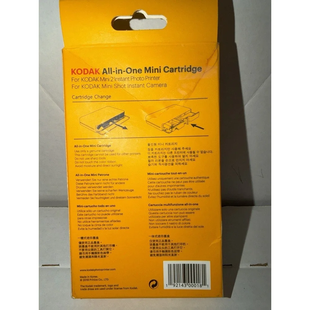 Kodak All In One Mini Cartridge 20 Sheets Mini Paper